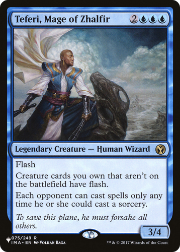 Teferi, Mage of Zhalfir (LIST-075/249) - The List、Wizards of the Coast、kayou