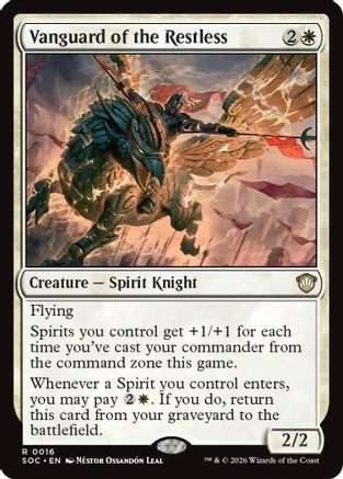 Vanguard of the Restless (SOC-016) - Commander: Secrets of Strixhaven、Wizards of the Coast、kayou