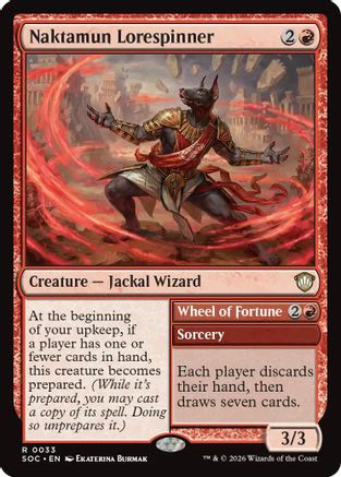 Naktamun Lorespinner (SOC-033) - Commander: Secrets of Strixhaven、Wizards of the Coast、kayou