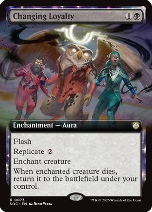 Changing Loyalty (Extended Art) (SOC-073) - Commander: Secrets of Strixhaven、Wizards of the Coast、kayou