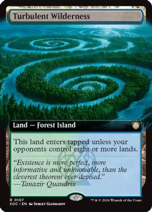 Turbulent Wilderness (Extended Art) (SOC-107) - Commander: Secrets of Strixhaven、Wizards of the Coast、kayou
