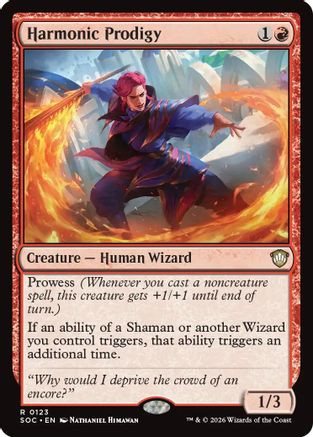 Harmonic Prodigy (SOC-123) - Commander: Secrets of Strixhaven、Wizards of the Coast、kayou