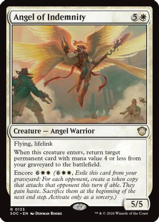 Angel of Indemnity (SOC-133) - Commander: Secrets of Strixhaven、Wizards of the Coast、kayou