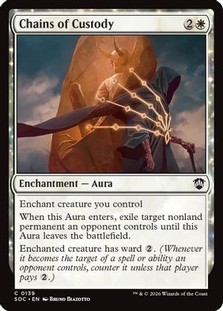 Chains of Custody (SOC-139) - Commander: Secrets of Strixhaven、Wizards of the Coast、kayou