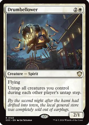Drumbellower (SOC-143) - Commander: Secrets of Strixhaven、Wizards of the Coast、kayou
