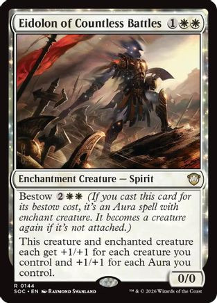 Eidolon of Countless Battles (SOC-144) - Commander: Secrets of Strixhaven、Wizards of the Coast、kayou