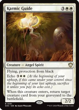 Karmic Guide (SOC-151) - Commander: Secrets of Strixhaven、Wizards of the Coast、kayou