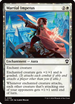 Martial Impetus (SOC-156) - Commander: Secrets of Strixhaven、Wizards of the Coast、kayou