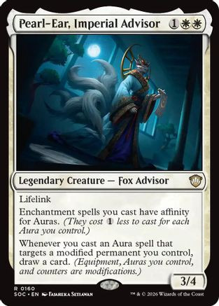 Pearl-Ear, Imperial Advisor (SOC-160) - Commander: Secrets of Strixhaven、Wizards of the Coast、kayou