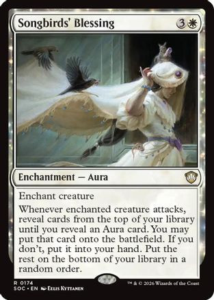 Songbirds' Blessing (SOC-174) - Commander: Secrets of Strixhaven、Wizards of the Coast、kayou