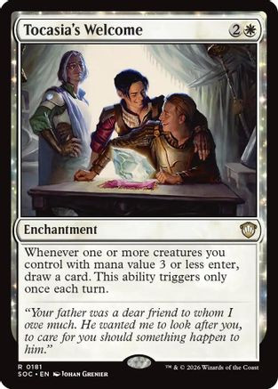 Tocasia's Welcome (SOC-181) - Commander: Secrets of Strixhaven、Wizards of the Coast、kayou