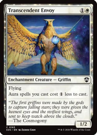 Transcendent Envoy (SOC-183) - Commander: Secrets of Strixhaven、Wizards of the Coast、kayou