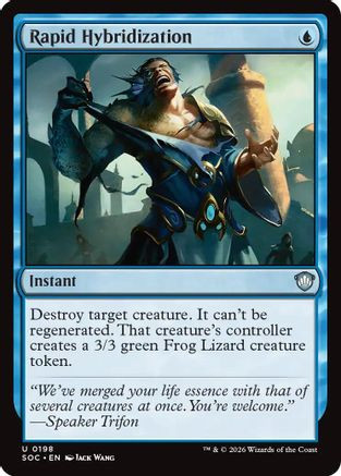 Rapid Hybridization (SOC-198) - Commander: Secrets of Strixhaven、Wizards of the Coast、kayou