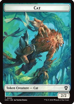Cat // Inkling (0022) Double-Sided Token (SOC-2 // 22) - Commander: Secrets of Strixhaven、Wizards of the Coast、kayou