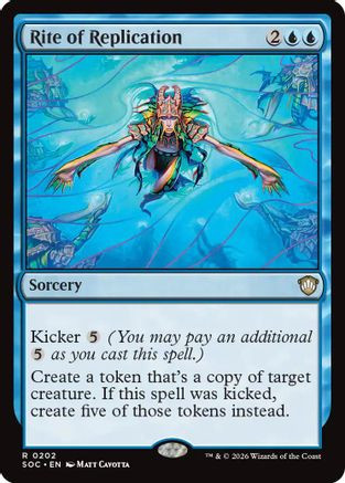 Rite of Replication (SOC-202) - Commander: Secrets of Strixhaven、Wizards of the Coast、kayou