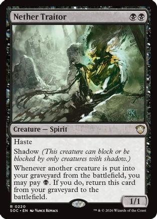 Nether Traitor (SOC-220) - Commander: Secrets of Strixhaven、Wizards of the Coast、kayou