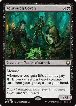 Veinwitch Coven (SOC-228) - Commander: Secrets of Strixhaven、Wizards of the Coast、kayou