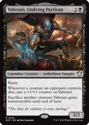 Yahenni, Undying Partisan (SOC-232) - Commander: Secrets of Strixhaven、Wizards of the Coast、kayou