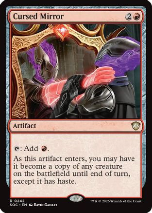 Cursed Mirror (SOC-242) - Commander: Secrets of Strixhaven、Wizards of the Coast、kayou
