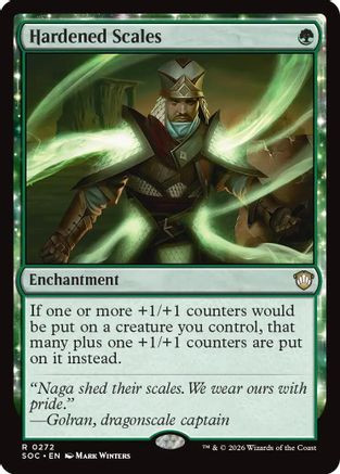Hardened Scales (SOC-272) - Commander: Secrets of Strixhaven、Wizards of the Coast、kayou