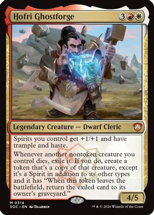 Hofri Ghostforge (SOC-314) - Commander: Secrets of Strixhaven、Wizards of the Coast、kayou