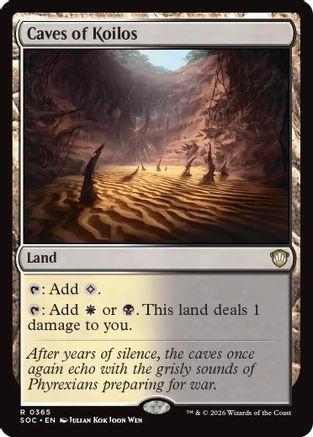 Caves of Koilos (SOC-365) - Commander: Secrets of Strixhaven、Wizards of the Coast、kayou