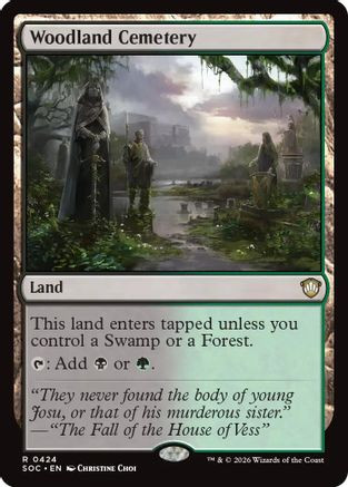 Woodland Cemetery (SOC-424) - Commander: Secrets of Strixhaven、Wizards of the Coast、kayou