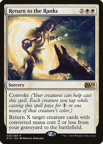 Return to the Ranks (M15-029) - Magic 2015 Foil (LP)、Wizards of the Coast、kayou