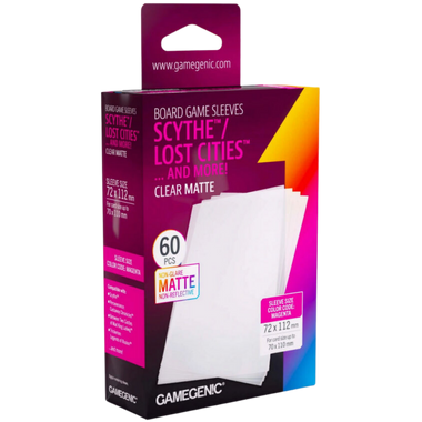 lost cities card sleeves Magnum (70x110mm) (110pzas) | Sleeve Kings 110 sleeves for the price of 100 Gamegenic Matte Sleeves: Scythe and/or
