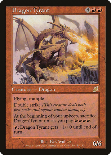 Dragon Tyrant (SCG-088) - Scourge (HP)、Wizards of the Coast、kayou