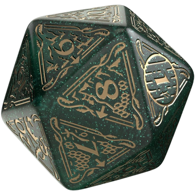 The Hobbit TCG: Verdant - Jumbo D20 Spindown Dice、Q-workshop、kayou
