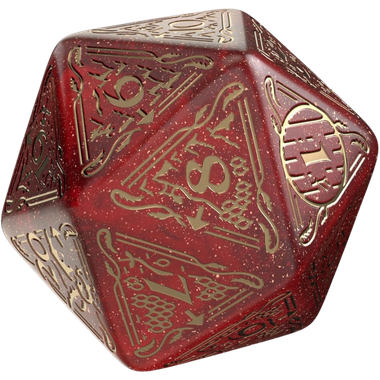 The Hobbit TCG: Ember - Jumbo D20 Spindown Dice、Q-workshop、kayou