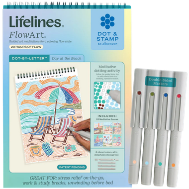 Lifelines FlowArt: Dot-By-Letter - Day at the Beach、Lifelines、kayou