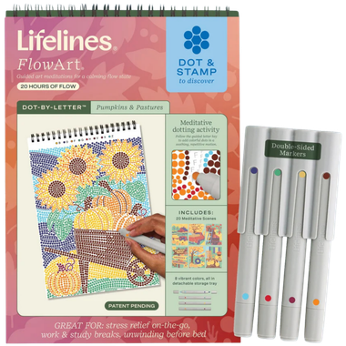 Lifelines FlowArt: Dot-by-Letter - Pumpkins & Pastures、Lifelines、kayou