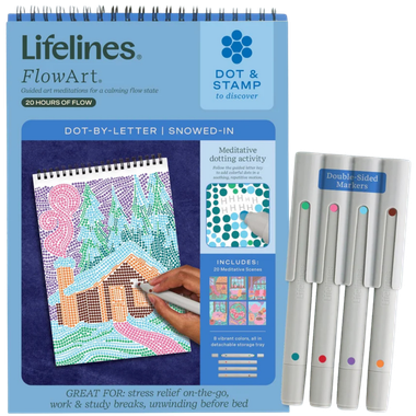 Lifelines FlowArt: Dot-By-Letter - Snowed In - Winter、Lifelines、kayou