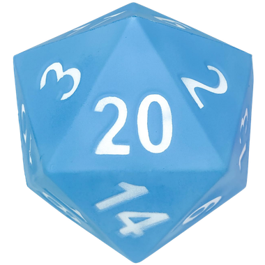 KESS Giant D20 Foam Dice - Spring Colors - Pastel Blue、Kessler Corporation、kayou