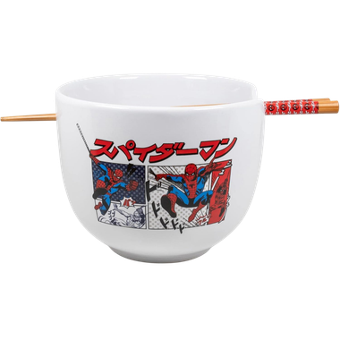 Marvel: Spider-Man - Ramen Bowl w/Chopsticks、Silver Buffalo、kayou