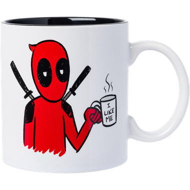 Deadpool: I Like Me - Ceramic Mug (20oz)、Silver Buffalo、kayou