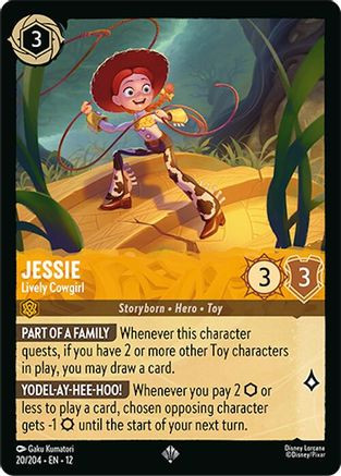 Jessie - Lively Cowgirl (20/204) - Wilds Unknown、Ravensburger、kayou