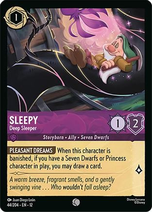 Sleepy - Deep Sleeper (44/204) - Wilds Unknown、Ravensburger、kayou