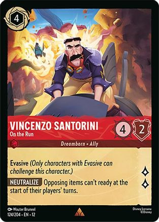 Vincenzo Santorini - On the Run (124/204) - Wilds Unknown Cold Foil、Ravensburger、kayou