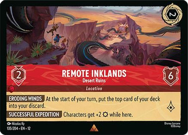Remote Inklands - Desert Ruins (135/204) - Wilds Unknown、Ravensburger、kayou