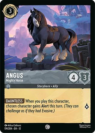 Angus - Mighty Horse (174/204) - Wilds Unknown、Ravensburger、kayou