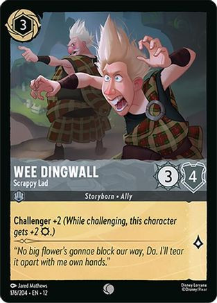 Wee Dingwall - Scrappy Lad (176/204) - Wilds Unknown、Ravensburger、kayou
