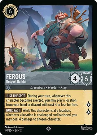Fergus - Outpost Builder (194/204) - Wilds Unknown、Ravensburger、kayou