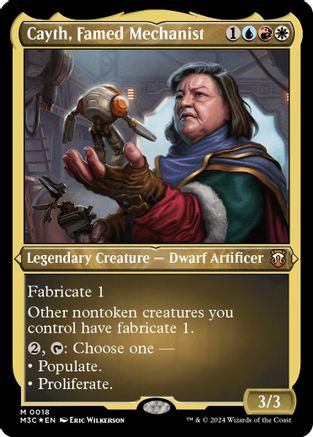 Cayth, Famed Mechanist (Foil Etched) (M3C-018) - Modern Horizons 3 Commander Foil、Wizards of the Coast、kayou