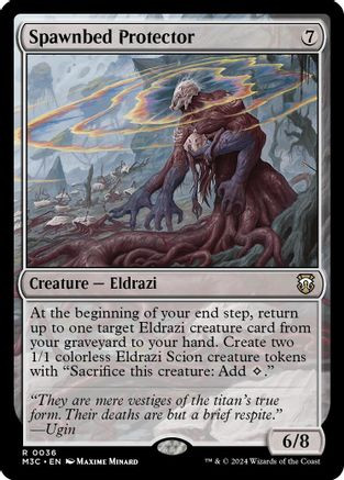 Spawnbed Protector (Ripple Foil) (M3C-036) - Modern Horizons 3