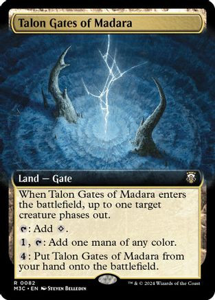 Talon Gates of Madara (Extended Art) (Ripple Foil) (M3C-082) - Modern Horizons 3 Commander Foil、Wizards of the Coast、kayou