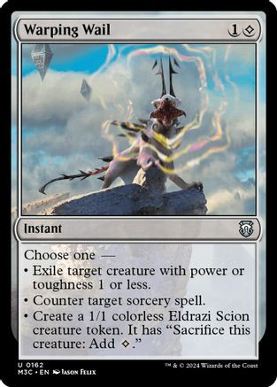 Warping Wail (Ripple Foil) (M3C-162) - Modern Horizons 3 Commander Foil、Wizards of the Coast、kayou