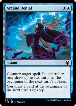 Arcane Denial (Ripple Foil) (M3C-176) - Modern Horizons 3 Commander Foil、Wizards of the Coast、kayou